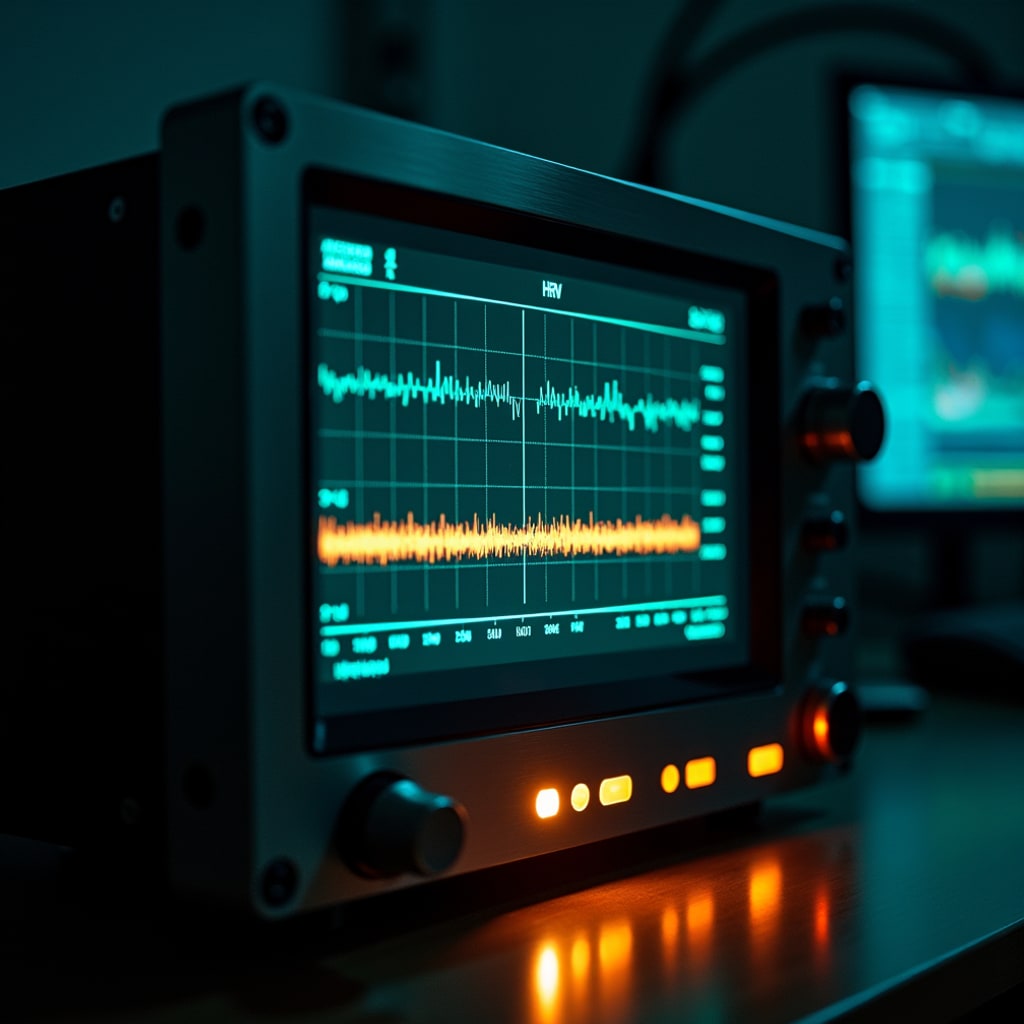 NeuroSync AI dashboard — live HRV, attention, and stress traces.